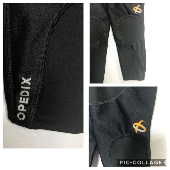 OPEDIX WOMEN BLACK KNEE-ACTION TIGHTS PETITE XS - Picture 5 of 7